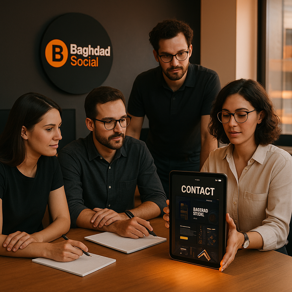 فريق وكالة Baghdad Social للتسويق الرقمي في بغداد
